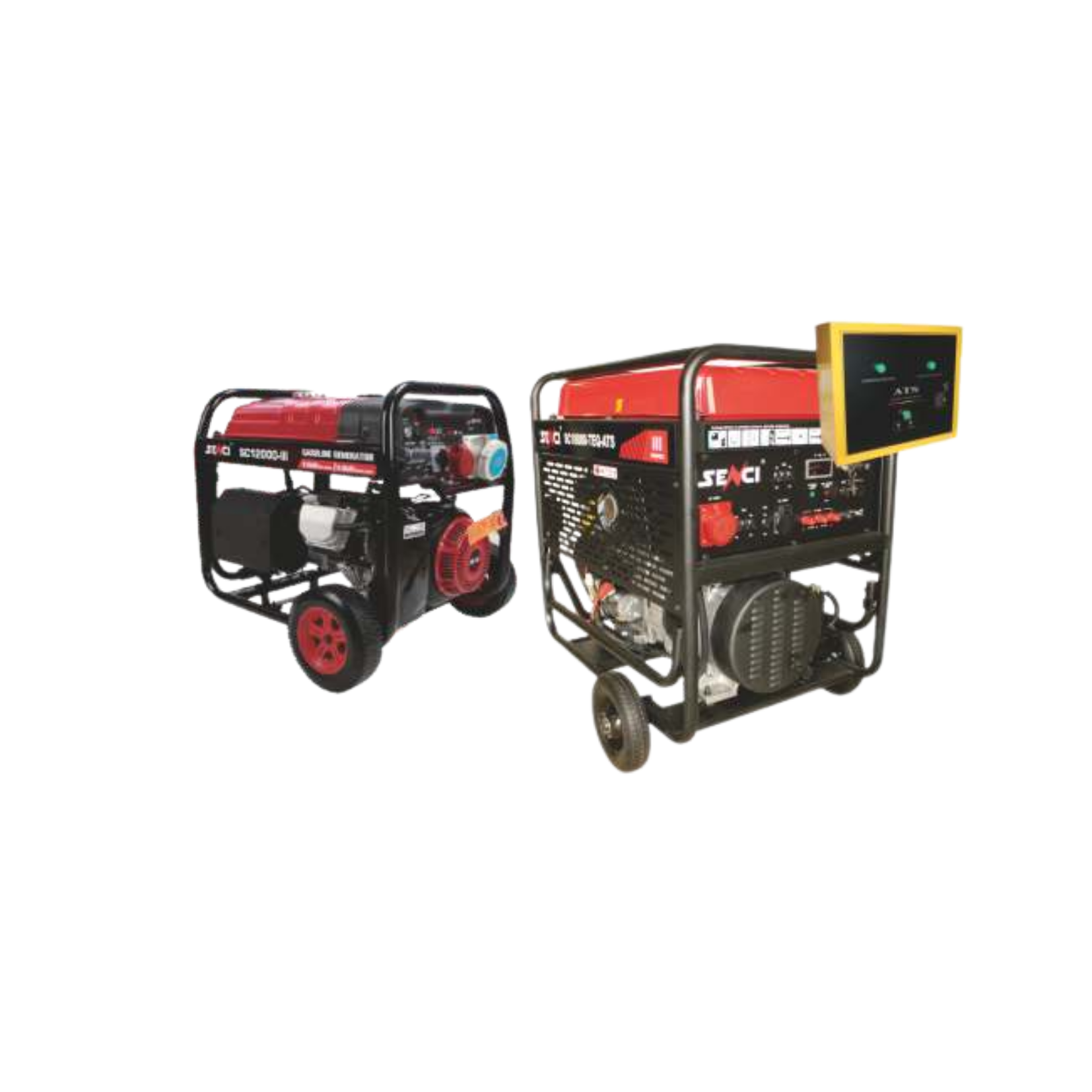 GENERATORE A BENZINA OPEN SERIE EVO TRIFASCIO SC-12000TEQ-ATS