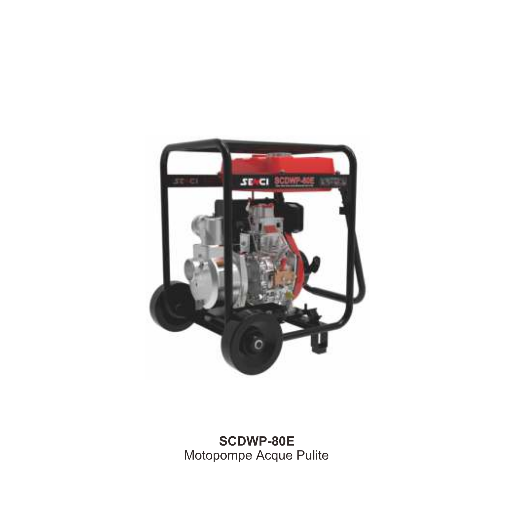 MOTOPOMPE ACQUE PULITE MOTORE TERMICO (DIESEL) SCDWP-80E
